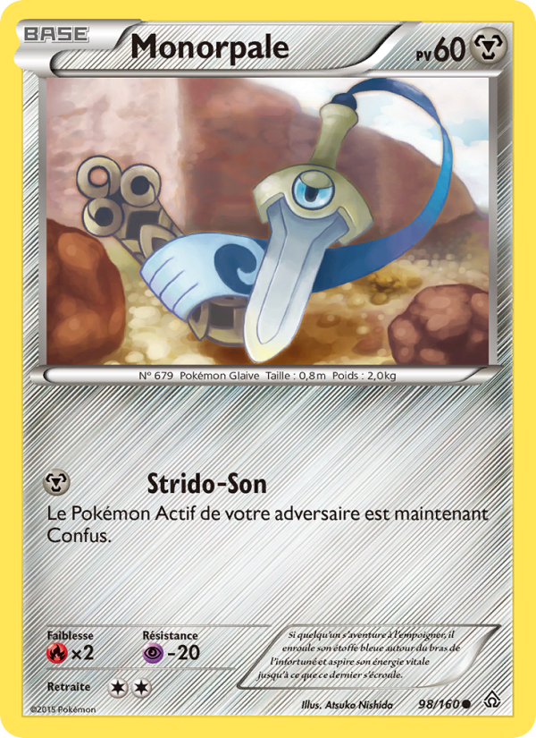 Monorpale 98 — Primo-Choc (French Pokémon TCG card)