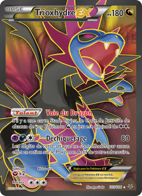 Trioxhydre EX 103 — Ciel Rugissant (French Pokémon TCG card)