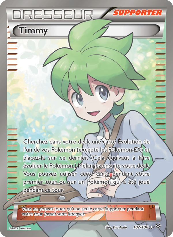 Timmy 107 — Ciel Rugissant (French Pokémon TCG card)
