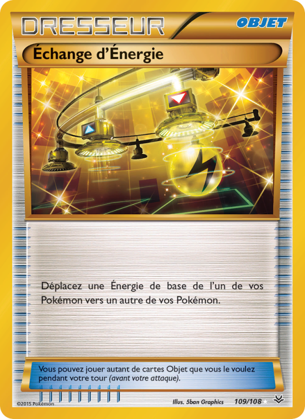 Échange d'Énergie 109 — Ciel Rugissant (French Pokémon TCG card)