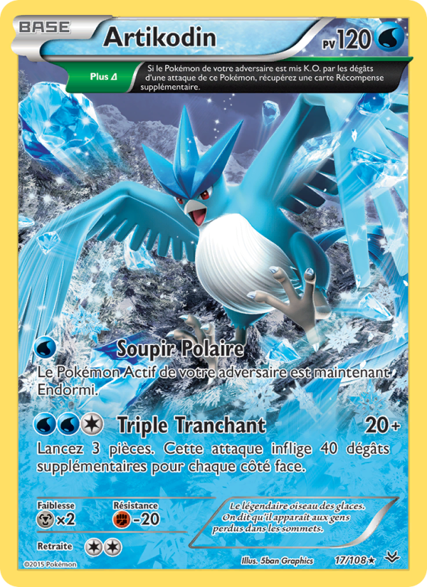Artikodin 17 — Ciel Rugissant (French Pokémon TCG card)
