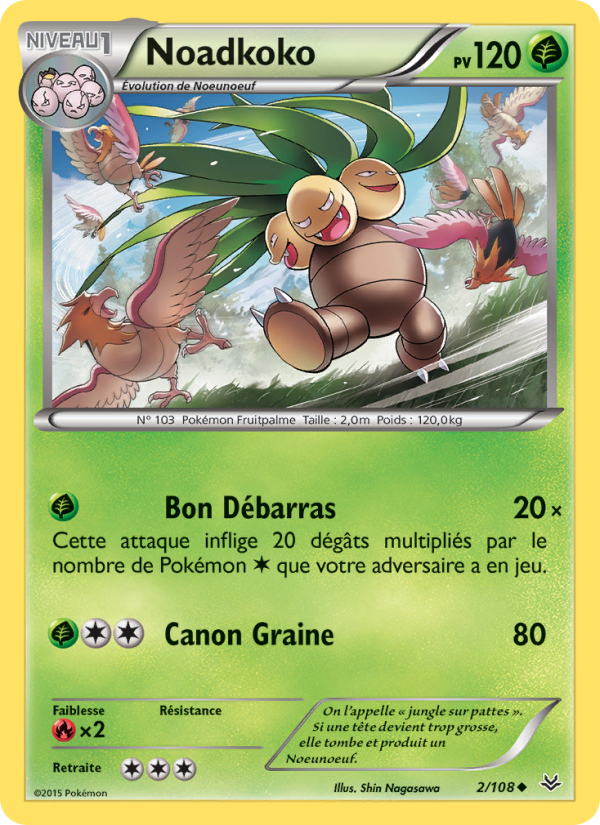 Noadkoko 2 — Ciel Rugissant (French Pokémon TCG card)