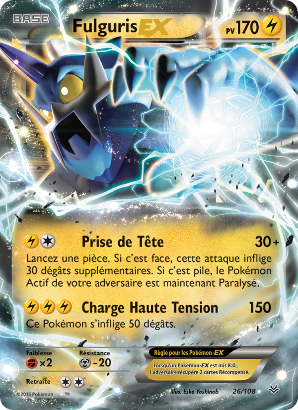 Fulguris EX 26 — Ciel Rugissant (French Pokémon TCG card)