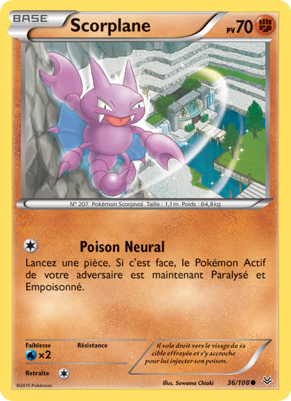 Scorplane 36 — Ciel Rugissant (French Pokémon TCG card)