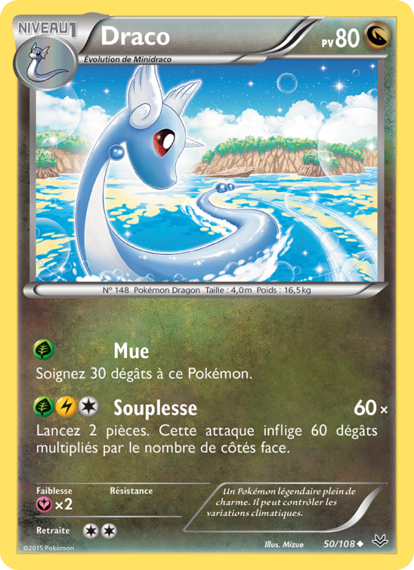 Draco 50 — Ciel Rugissant (French Pokémon TCG card)