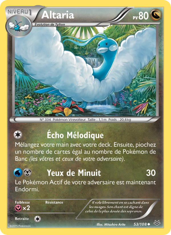 Altaria 53 — Ciel Rugissant (French Pokémon TCG card)