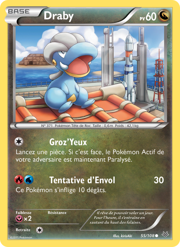 Draby 55 — Ciel Rugissant (French Pokémon TCG card)