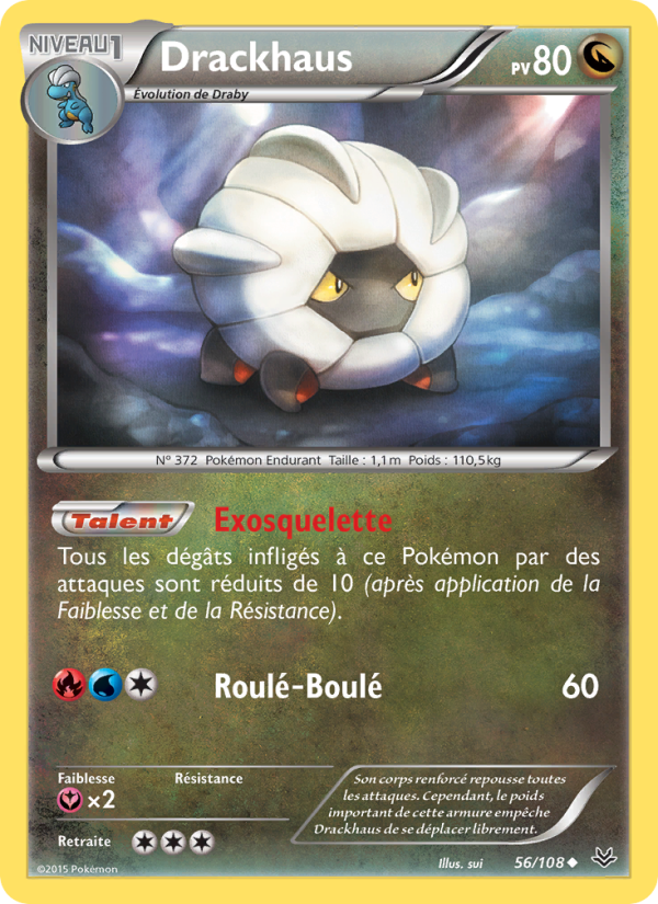 Drackhaus 56 — Ciel Rugissant (French Pokémon TCG card)