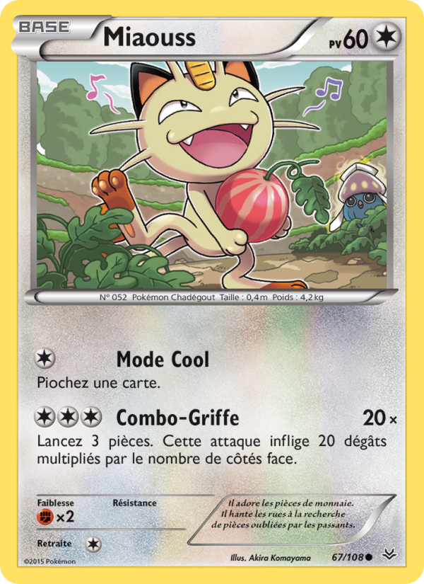 Miaouss 67 — Ciel Rugissant (French Pokémon TCG card)