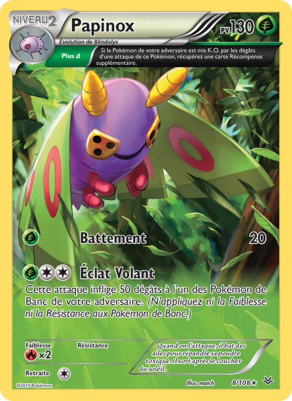 Papinox 8 — Ciel Rugissant (French Pokémon TCG card)