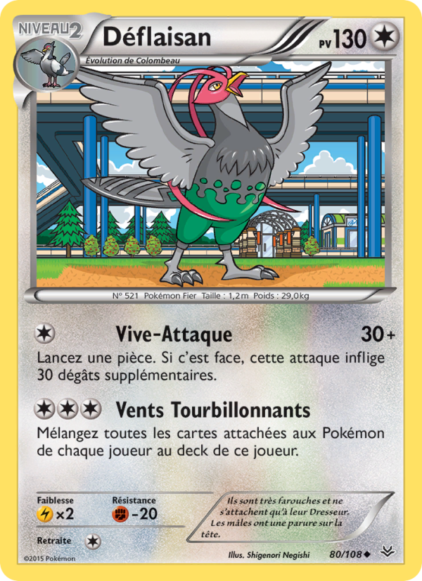 Déflaisan 80 — Ciel Rugissant (French Pokémon TCG card)