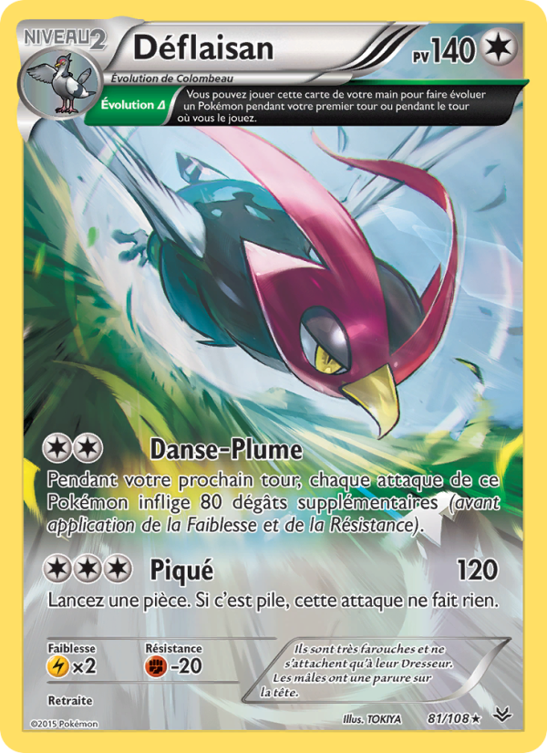 Déflaisan 81 — Ciel Rugissant (French Pokémon TCG card)
