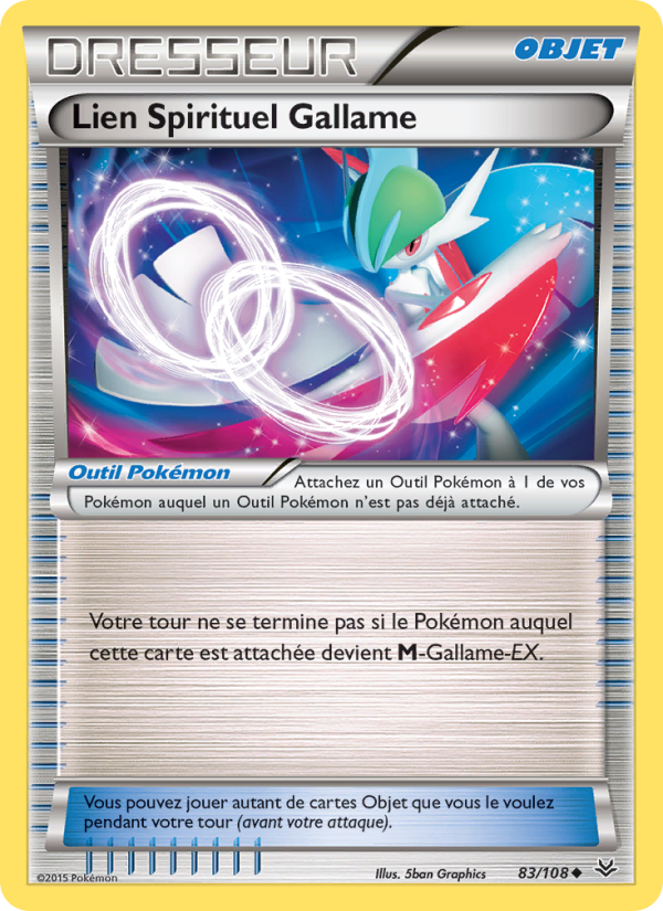 Lien Spirituel Gallame 83 — Ciel Rugissant (French Pokémon TCG card)
