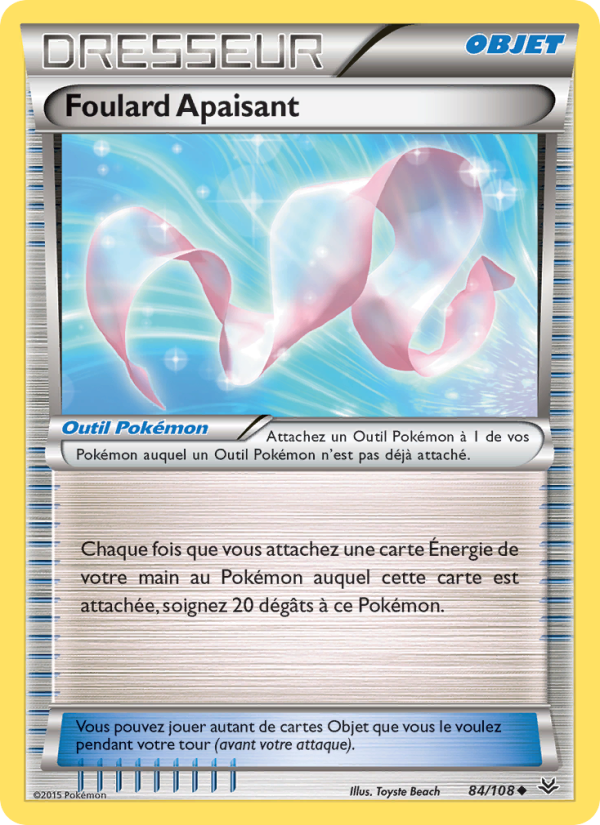 Foulard Apaisant 84 — Ciel Rugissant (French Pokémon TCG card)