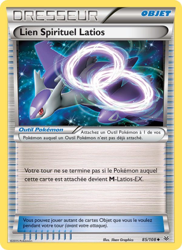 Lien Spirituel Latios 85 — Ciel Rugissant (French Pokémon TCG card)