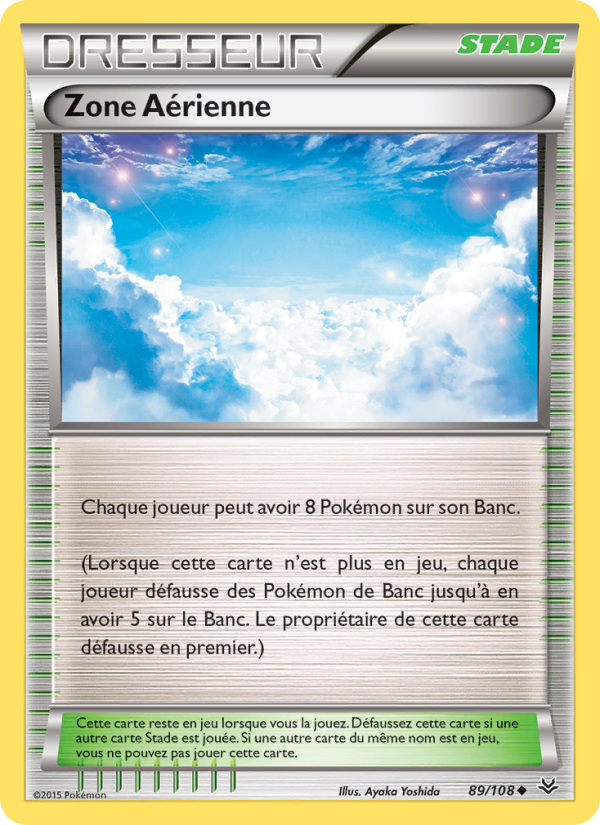 Zone Aérienne 89 — Ciel Rugissant (French Pokémon TCG card)