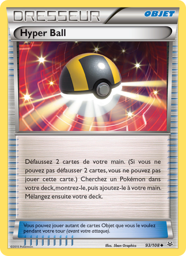 Hyper Ball 93 — Ciel Rugissant (French Pokémon TCG card)