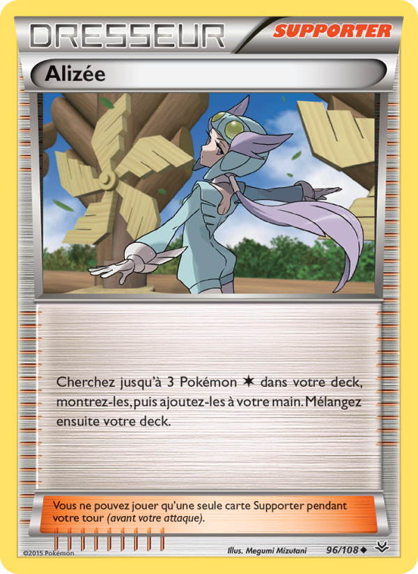 Alizée 96 — Ciel Rugissant (French Pokémon TCG card)