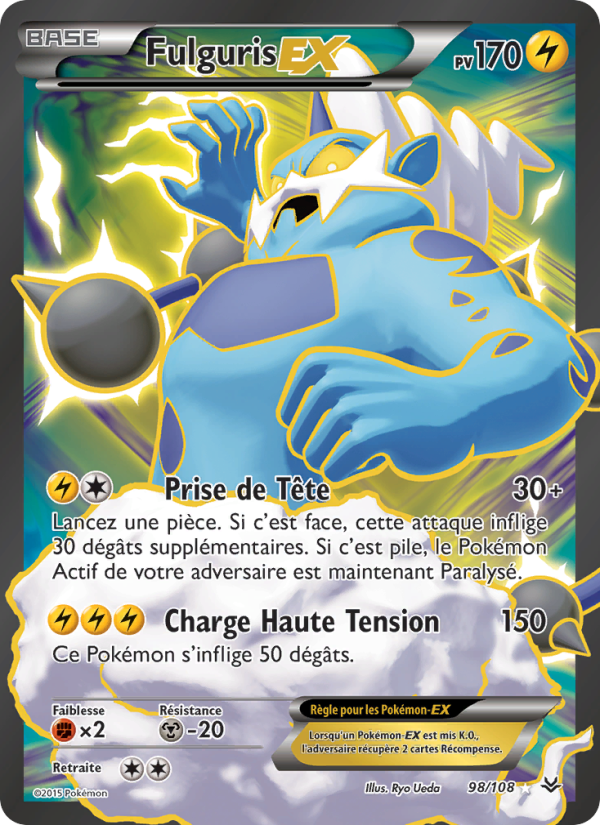Fulguris EX 98 — Ciel Rugissant (French Pokémon TCG card)