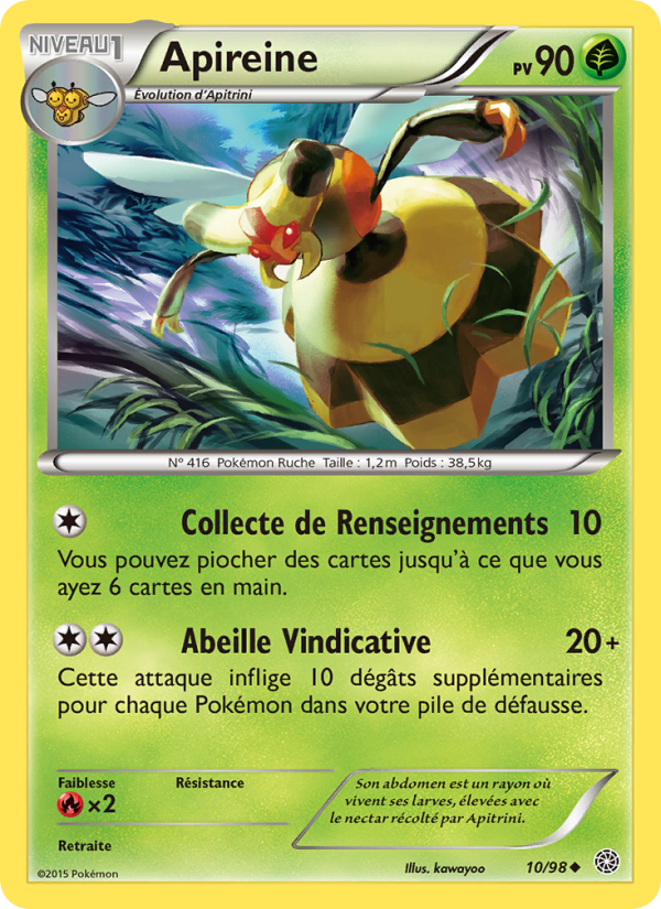 Apireine 10 — Origines Antiques (French Pokémon TCG card)