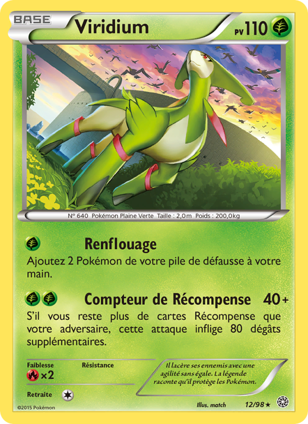 Viridium 12 — Origines Antiques (French Pokémon TCG card)