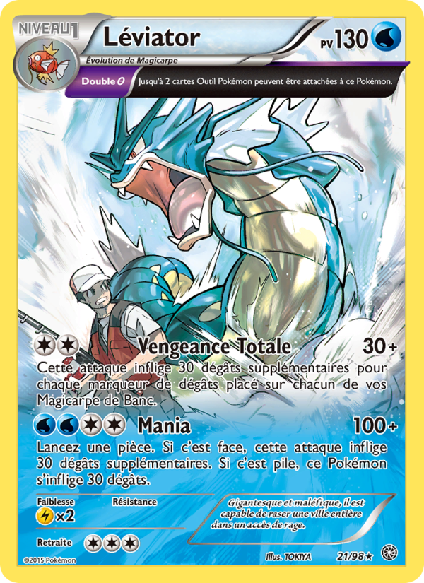 Léviator 21 — Origines Antiques (French Pokémon TCG card)