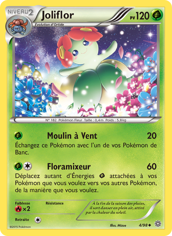 Joliflor 4 — Origines Antiques (French Pokémon TCG card)