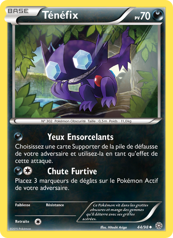 Ténéfix 44 — Origines Antiques (French Pokémon TCG card)
