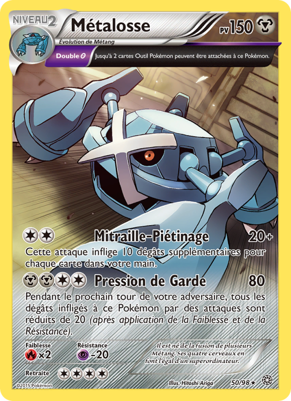 Métalosse 50 — Origines Antiques (French Pokémon TCG card)