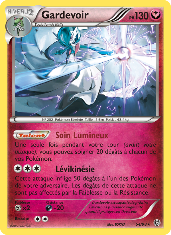 Gardevoir 54 — Origines Antiques (French Pokémon TCG card)