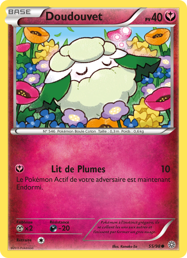 Doudouvet 55 — Origines Antiques (French Pokémon TCG card)
