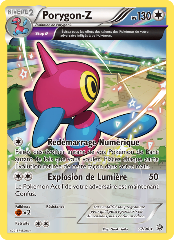 Porygon-Z 67 — Origines Antiques (French Pokémon TCG card)