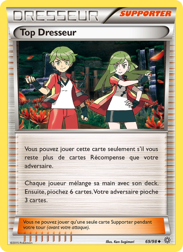 Top Dresseur 69 — Origines Antiques (French Pokémon TCG card)
