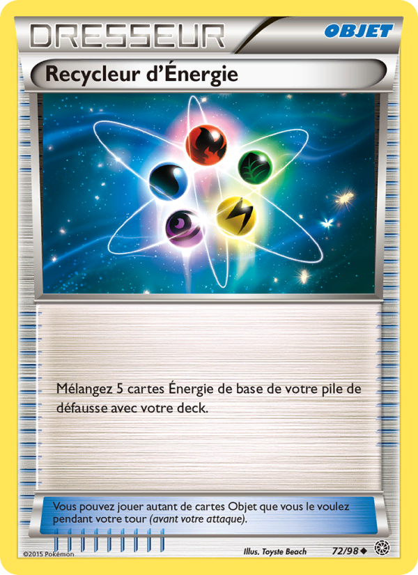 Recycleur d'Énergie 72 — Origines Antiques (French Pokémon TCG card)