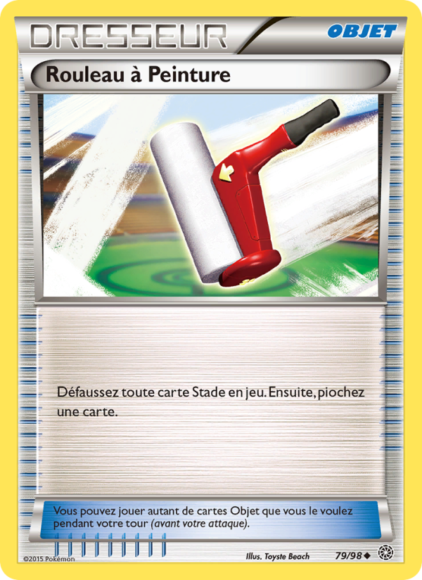 Rouleau à Peinture 79 — Origines Antiques (French Pokémon TCG card)