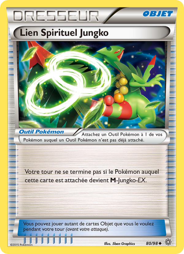 Lien Spirituel Jungko 80 — Origines Antiques (French Pokémon TCG card)