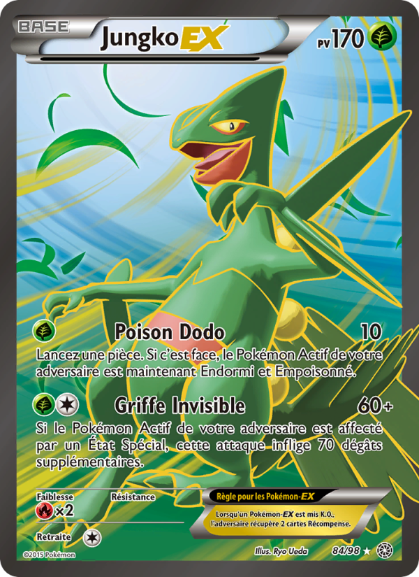 Jungko EX 84 — Origines Antiques (French Pokémon TCG card)