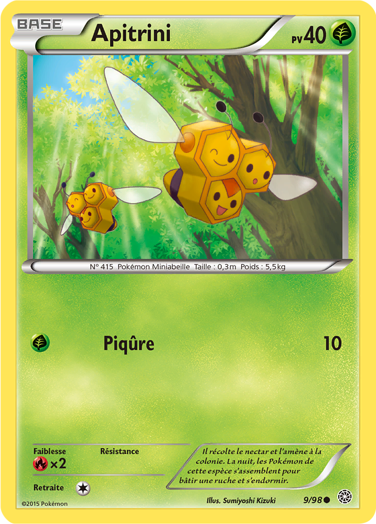 Apitrini 9 — Origines Antiques (French Pokémon TCG card)