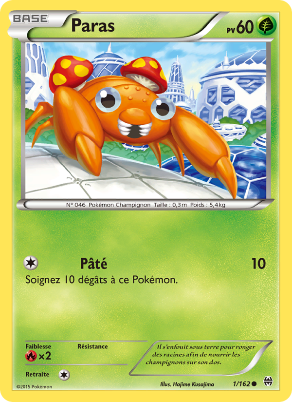 Paras 1 — Impulsion Turbo (French Pokémon TCG card)