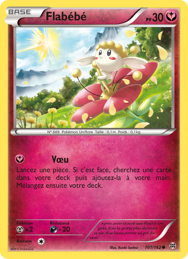 Flabébé 101 — Impulsion Turbo (French Pokémon TCG card)