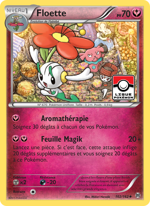 Floette 102 — Impulsion Turbo (French Pokémon TCG card)