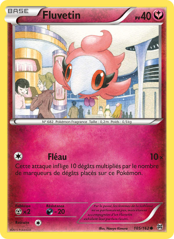 Fluvetin 105 — Impulsion Turbo (French Pokémon TCG card)