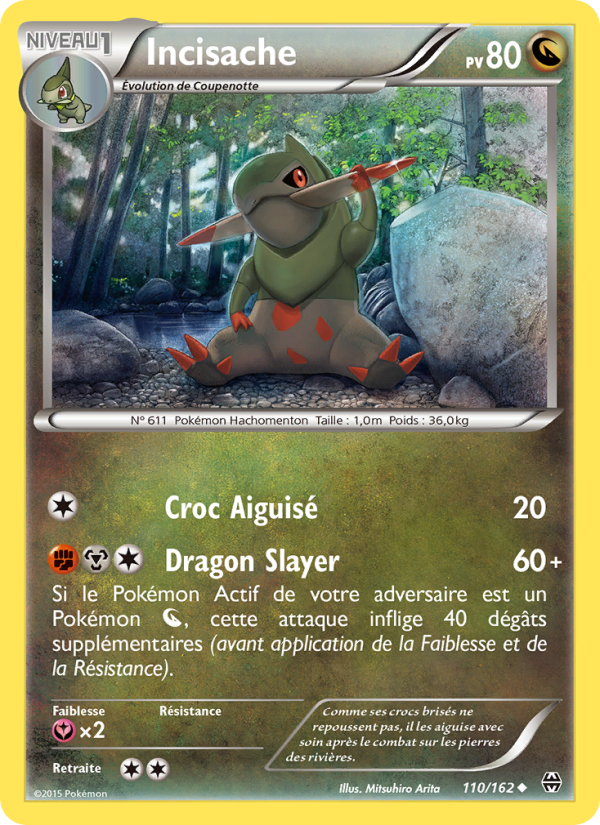 Incisache 110 — Impulsion Turbo (French Pokémon TCG card)