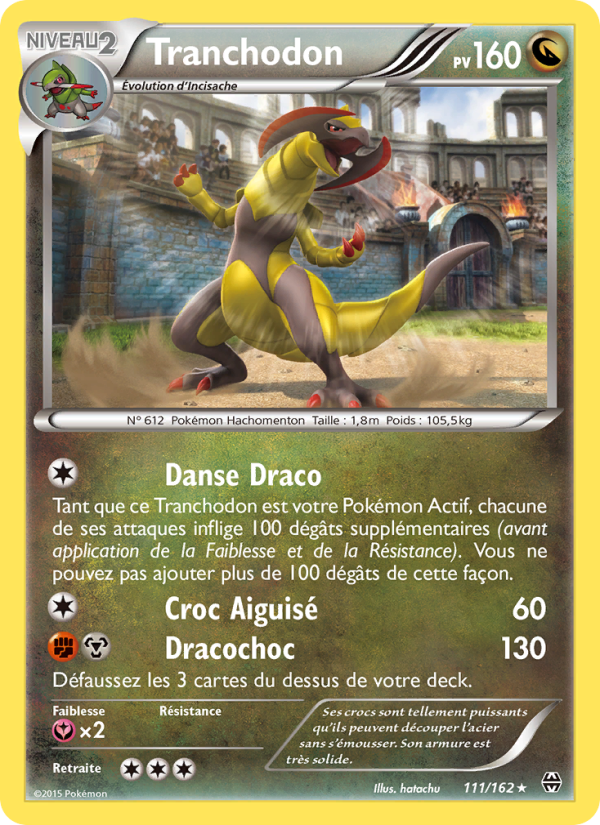 Tranchodon 111 — Impulsion Turbo (French Pokémon TCG card)