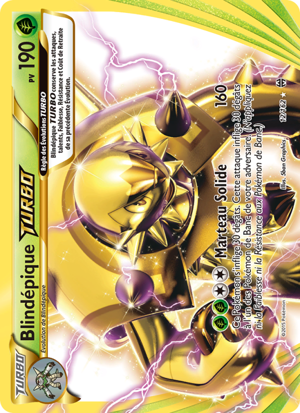 Blindépique TURBO 12 — Impulsion Turbo (French Pokémon TCG card)