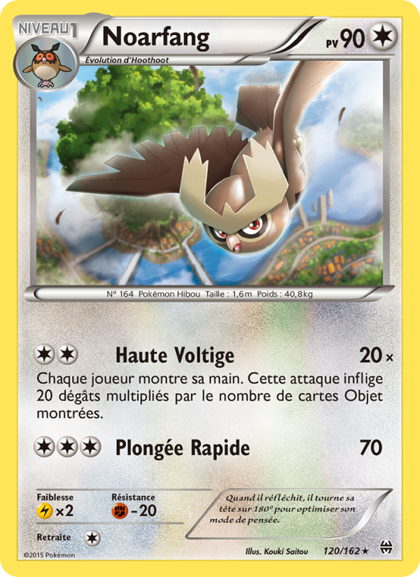 Noarfang 120 — Impulsion Turbo (French Pokémon TCG card)