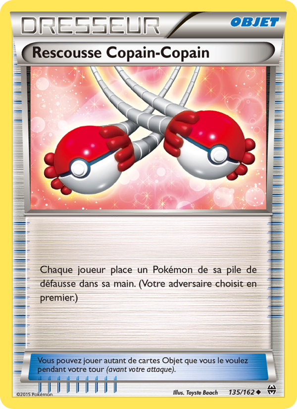 Rescousse Copain-Copain 135 — Impulsion Turbo (French Pokémon TCG card)