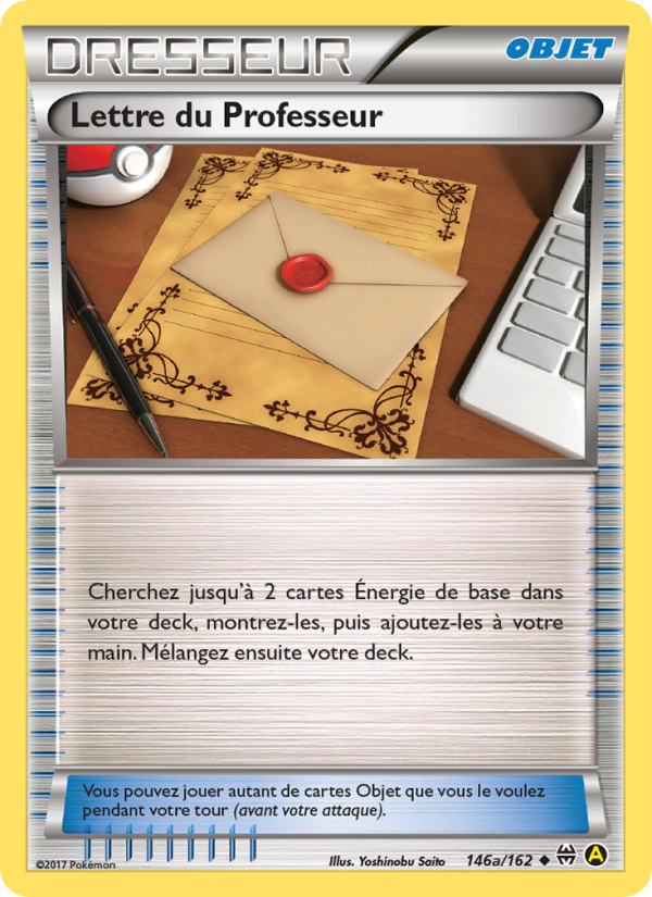Lettre du Professeur 146 — Impulsion Turbo (French Pokémon TCG card)
