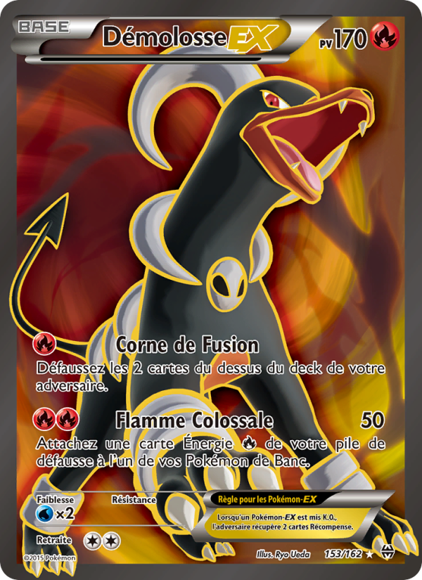Démolosse EX 153 — Impulsion Turbo (French Pokémon TCG card)