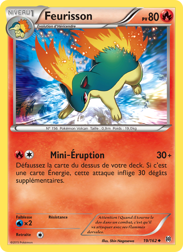 Feurisson 19 — Impulsion Turbo (French Pokémon TCG card)